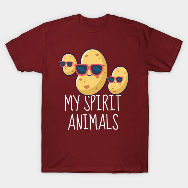 Funny Potatoes: My Spirit Animals T-Shirt by DesignArchitect